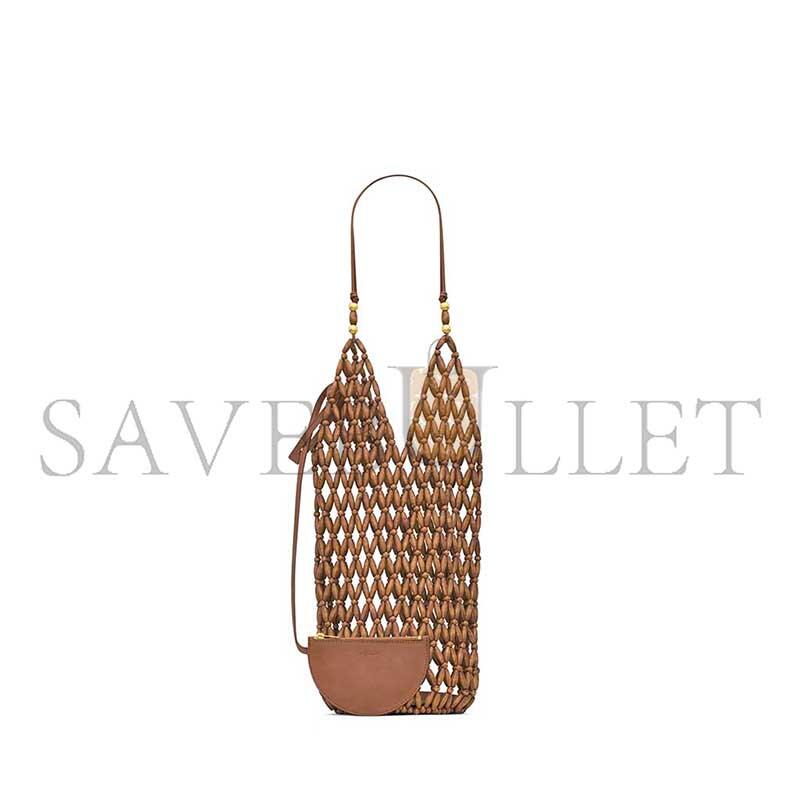 y51 S*pple bucket in wood beads 821911kaaa29384 (44*15*15cm)